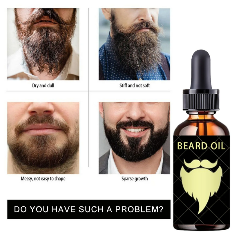 100%Natural Accelerate Facial Hair Grow Beard Essential Oil