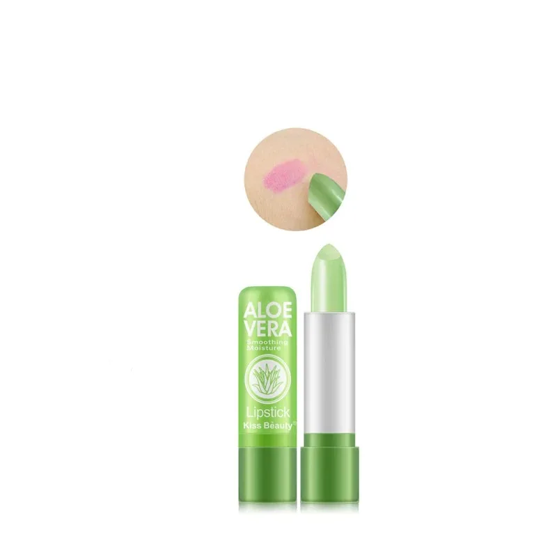 1PC Moisturizing Aloe Color Changing Lipstick Long Term Moisturizing