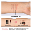 Matte Lip Tint Brown Contour Tear-off Lips Stain Cosmetic