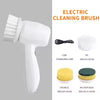 New 3-in-1 LCD Cordless Electric Cleaning Brush with Long Handle, Retractable Bathroom Toilet Floor, Electric Cleaning Brush